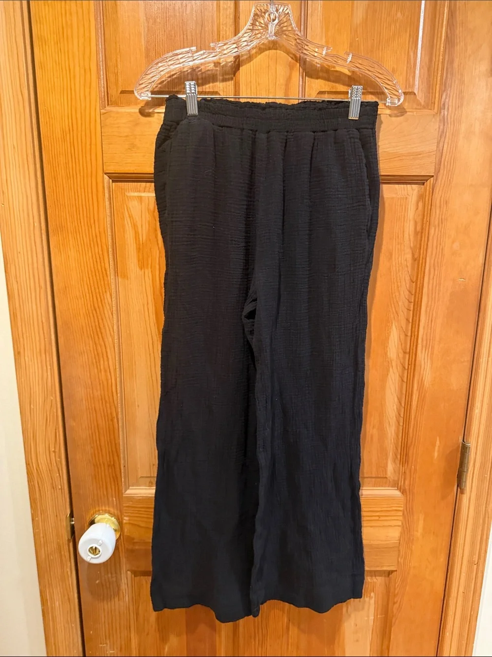 Shade & shore women’s Gauze swim cover up pants size small ,
